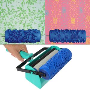 5 Inch Dubbele Kleur Wanddecoratie Verf Schilderen Machine Voor Roller Brush Tool 3D Patroon Behang Decoratie Schilderen Gereedschap