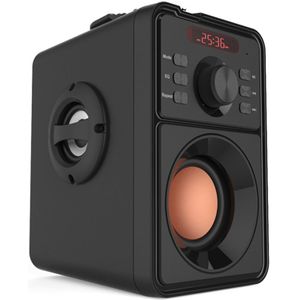 Grote Subwoofer Wilress Bluetooth Speaker Super Bass Draagbare Kolom Klok Speakers Voor Computer Music Center Boom Box Fm Usb Aux
