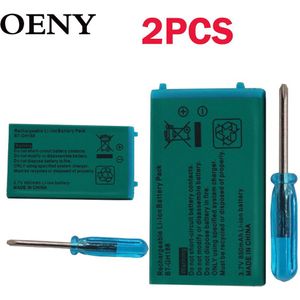 2pcsFor GBASPGameBoyAdvance Battery Rechargeable battery Lithium-ion Battery Pack For Nintendo Game Boy Advance with screwdriver