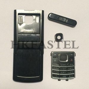 HKFASTEL Voor Nokia 6500c 6500 classic Zwart Full Mobiele Telefoon Behuizing Cover Case + Engels arabisch Toetsenbord,