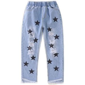 Kinderen Ripped Jeans Voor Meisjes Kinderen Trausers Tiener Broek Meisjes Denim Broek Lente Herfst Kleding