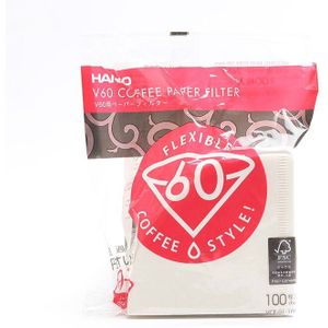 Hario V60 Filter Koffie Papier 1-4 Cup Voor Gespecialiseerde Cafe V60 Druppelaar Barista Voor Koffiezetapparaat Hario Echt herbruikbare Filters