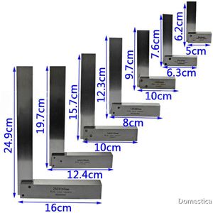 Machinist Vierkante 90 Graden Haakse Ingenieur Set Muti-Size Precisie Slijpen Staal Gehard Vierkante Heerser Heerser Gradenboog