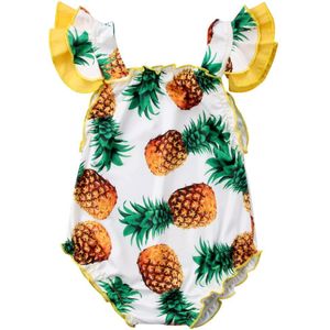Leuke Peuter Baby Meisjes Ananas Een stuk Badmode Badpak Zwemmen Kostuum