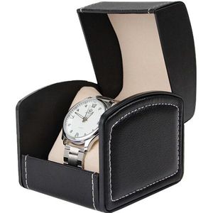 Horloge Doos Draagbare Reizen Horloge Rits Case Collector 1/2/6/10/12 Slots Black Horloge Opbergdoos horloge Organizer Houder D30