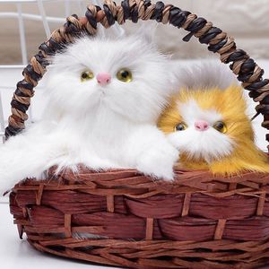 Mand Kittens Katten Knuffel Simulatie Dubbele Katten Minnaar In Mand Creatieve Grappige Minnaar Meisjes Kids Toys Beste