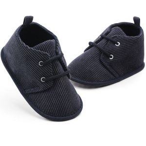 0-18 Maanden Peuter Baby Jongens Geribbeld Solid Soft Sole Crib Schoenen Sneakers Pasgeboren Baby Eerste Wandelaars Schoenen