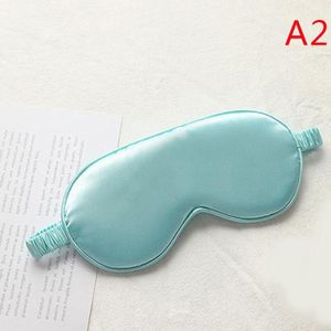 1Pc Slaapmasker Slapen Eye Mask Cover Eyepatch Blindfold Effen Draagbare Rest Relax Eye Shade Cover Zachte Pad