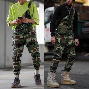Europese En Amerikaanse Camouflage Bib Overalls Broek Grensoverschrijdende Mannen Casual Broek Plus Size Jeans Mannen Broek