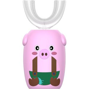 Smart Sonic Elektrische Tandenborstel Oplaadbare U Type Siliconen Uv Sterilisatie Kids 360 Graden Tanden Borstel Kinderen Thuis Gezondheid