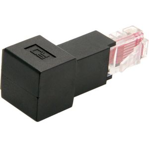 Chenyang Up Schuine 90 Graden 8P8C Ftp Stp Utp Cat 5e Man-vrouw Lan Ethernet Netwerk Extension Adapter