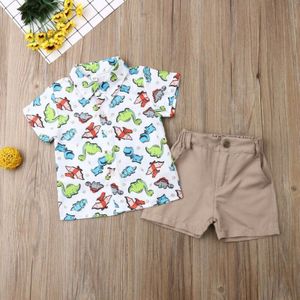 US 2PCS Toddler Kids Baby Boy Gentleman Shirt Tops+Pants Shorts Clothes Outfits