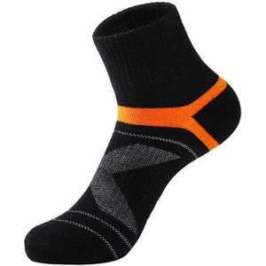 Mannen Compressie Sokken Mannen Merino Wol Zwart Enkel Katoenen Sokken Professionele Basketbal Sport Ademende Sok Voor Mannen