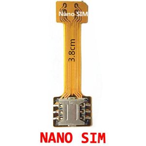 Hybrid Double Dual Sim Card Micro Sd Adapter Voor Android Extender 2 Nano Micro Sim Adapter Voor Xiaomi Redmi huawei Etc