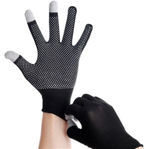 1 Paar Touch Screen Handschoenen Heren Dames Cycling Bike Handschoenen Antislip Siliconen Handschoenen Voor Motorrijden