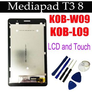 Originele l'c'd met touch screen voor Huawei MediaPad T3 8.0 KOB-L09 KOB-W09 tablet pc TV080WXM-NH2-5G00 TV080WXM-NH2 TV080WX