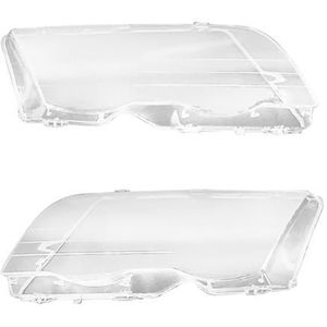 2 Stuks Van Auto Koplamp Glas Cover Transparant 4 Deur Links En Rechts Koplamp Lens Vorm Voor Bmw E46 98-01