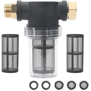 3/4Inch Tuinslang Filter Voor Hogedrukreiniger Inlaat Water, sediment Filter Attachment Voor Outdoor Tuinieren Water Inlaat Filter