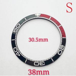 38 Mm Zwart/Orange Keramische Bezel Insert Voor Sea Master SKX007 SKX009 Duikers Heren Horloges lichtgevende Pip