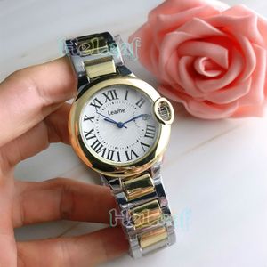 Mode Zilver Goud Roestvrij Horloge Quartz Horloges Dames Meisjes Beroemde Vrouwelijke Klok Montre Femme Reloj