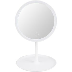 Led Make-Up Spiegel Met Afneembare/Opslag Base 90 Graden Rotatie Touch Screen Spiegel Make-Up Spiegel Voor Badkamer