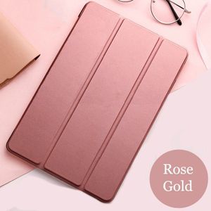 Tablet case voor Apple ipad 10.2 ""PU Lederen Smart Sleep wake funda Trifold Stand Solid cover voor ipad 7 A2197 a2200 A2198