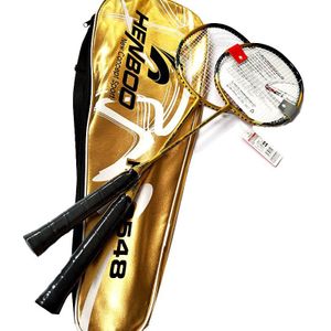 HENBOO Standaard Lichtgewicht Badminton Set Duurzaam Carbon Aluminium Training Badminton Racket Met Draagtas Sport Apparatuur 2548