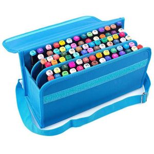 80 stuks Markers Case Houder Marker Pen Schilderen Tekenen voor Student en Artist Supplies (niet inbegrepen marker pen)