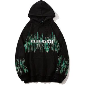 Herfst/Winter Harajuku Hoodie Mannen Fleece Hip Hop Print Science Fiction Streetwear Sweatshirts Oversized Hoodies Vrouwen Tops