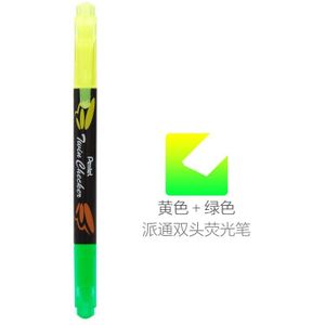 5 stks Japan Pentel SLW8 Markeerstift Dubbele Hoofd Dubbele Kleur Water-gebaseerde Marker Sleutel Kleur Marker Pen