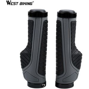 West Fietsen Collectie Duurzaam Afsluitbare Dikker Antislip Rubbler Fietsen Grips Mountain Road Fiets Grip Pro Stuur Set