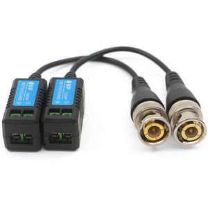 1 Pair HD 1080 P Video Balun Twisted Pair Zender Connector voor Camera HD-TVI/CVI/AHD