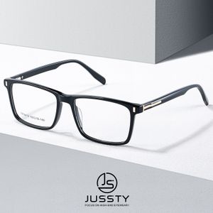 Luxe Recept Bril Frame Mannen Optische Bijziendheid Brillen Frame Mannelijke High End Italië Acetaat Clear Bril Custom