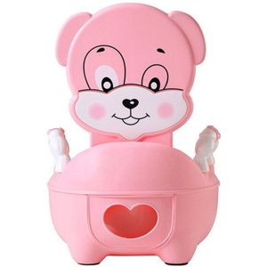 Baby Zindelijkheidstraining Seat Kinderen Potje Baby Wc Cartoon Panda Kids Wc Trainer Ondersteek Draagbare Urinoir Rugleuning Pot