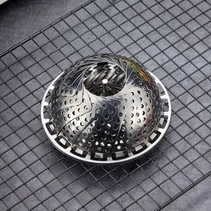 WORTHBUY Multifunctionele Stoomboot Mand Opvouwbare Roestvrij Staal Stoomboot Insert Keuken Kookgerei Voedsel Steamer Rek Voor Ei Broodje