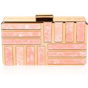 Vrouwen Ins Luxe Acryl Noble Clutch Bag Acryl Avondtasje Party Bruiloft Portemonnee En Handtas Vrouwen Keten Schoudertas tas