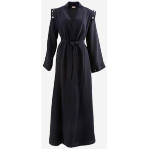 Ramadan Eid Mubarak Zwart Dubai Abaya Kimono Vest Hijab Moslim Dress Turkse Islamitische Kleding Abaya Voor Vrouwen Kaftan Caftan