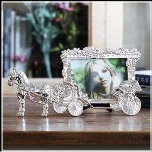 Classic Horse Carriage Photo Frames for Picture European Foto Frame Table Decor Christmas ElimElim