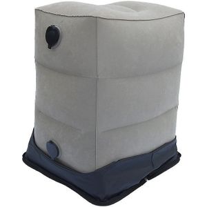 Draagbare Opblaasbare Voet Rest Kussens 3 Layer Verstelbare Volwassen Kids Vlucht Voetsteun Kussen Twee Kleppen Reizen Kussen Voet Pad
