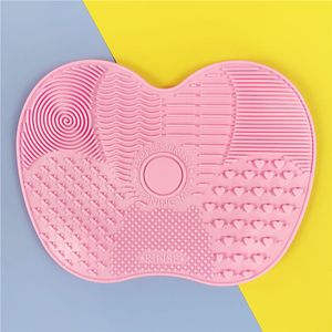 Siliconen Make Brushs Cleaner Cosmetische Wasborstel Gel Cleaning Mat Foundation Make-Up Borstel Cleaner Pad Scrubbe Boord Gereedschappen