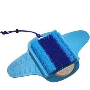 Fresh Feet- Foot Scrubber With Pumice Stone, Cleans, Smooths, Exfoliates And Massages Your Feet Without Bending In The Shower Or