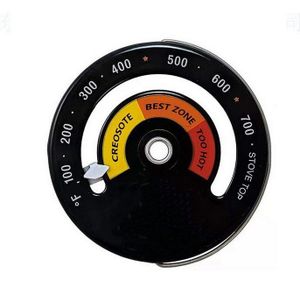 Magnetische Oven Thermometer Kachel Temperatuur Meter Gauge Voor Vermijden Schade Kachel Fan ^ 9