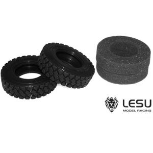 Lesu 22 Mm Rubber Band Band Voor 1/14 Rc Tractor Truck Tamiya Dumper Trailer