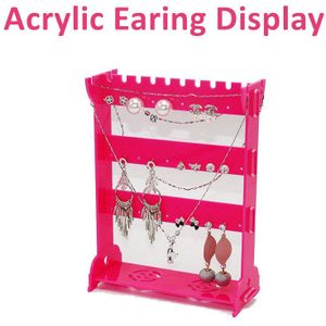 Acryl Oorbel Display Stand Organiser Houder Oorbel Studs Opslag Clear