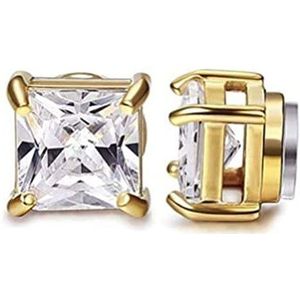 4 paar roestvrijstalen oorbellen clips heren dames meisjes magnetische oorbellen magneet oorbellen niet geboorde oormanchet ring kleine oorbel creoolse clip zilver