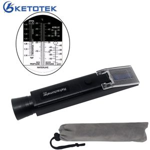 Handheld Auto Glycol Refractometer Motor Vloeistof Glycol Antivries Vriespunt Auto Batterij Antivries Tester Tool KTA41