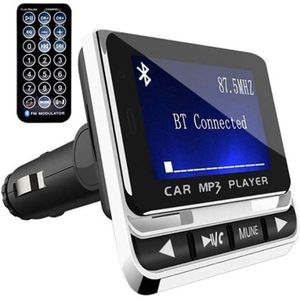 FM12B 1.44 Inch Lcd-scherm Bluetooth Car MP3 Speler Handsfree Draadloze Fm-zender Radio Adapter Usb Car Charger