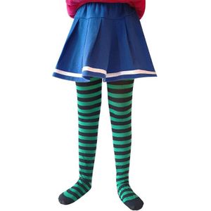 D55E Halloween Cosplay Kinderen Streep Panty Kousen Baby Jongens Meisjes Kostuums