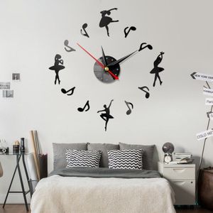 Grote Wandklok Vintage Horloge 3D Wandklokken Home Decoratie Diy Muurstickers Peciale Woonkamer Decoratie Reloj De Pared