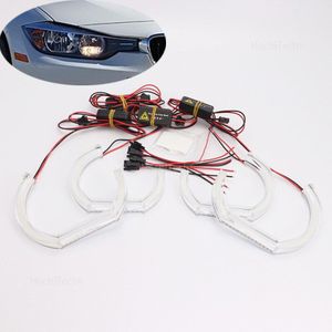 Voor Bmw 3 Serie F30 F31 F34 Halogeen Koplamp Auto Styling Dtm Stijl Wit Kristal led Angel Eyes